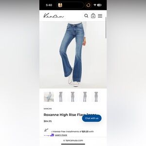 kancan boot cut jeans!